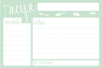 Free Printable Recipe Cards ! - PaperSushi