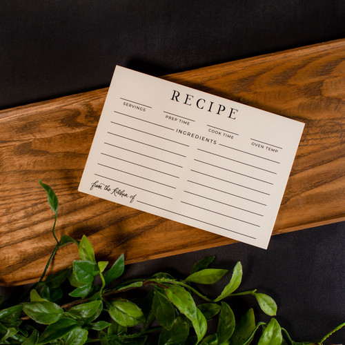 Hand Lettered Recipe Cards By Paper Sushi