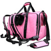 Backpack Pet Carrier expandable into a luxurious airline hotel for a 30 lb French Bull Dog flying first class from London to New York Backpack Pet Carrier expandable into a luxurious airline hotel for a 30 lb French Bull Dog flying first class from London to New York