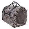 Pet Carrier in popular leopard print and a round shape Pet Carrier in popular leopard print and a round shape