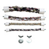 Celltei hand made cotton rope perches with stainless steel wire and screws.  Celltei hand made cotton rope perches with stainless steel wire and screws.