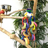 24 cardboard bagels are are intertwined in plastic links make the perfect toy for your bird to play with! They'll learn to throw the bagels around! 24 cardboard bagels are are intertwined in plastic links make the perfect toy for your bird to play with! They'll learn to throw the bagels around!