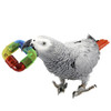 This transparent plastic square shape tube is filled with small beads and rings to make a fun rattle foot toy for your bird.  It's durable with both  smooth and bumpy surfaces to  promotes foot dexterity as your bird rattles on.   Be creative, you can also use this as the base to build an elaborated bird toy! This transparent plastic square shape tube is filled with small beads and rings to make a fun rattle foot toy for your bird.  It's durable with both  smooth and bumpy surfaces to  promotes foot dexterity as your bird rattles on.   Be creative, you can also use this as the base to build an elaborated bird toy!
