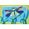 Brighten an otherwise ordinary day with this welcoming design colorfully hued with summer color and a beautiful dragonfly.  This design not only makes a great door mat but fill your home with warmth!