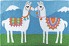 Jelly Bean® Washable Accent Mat/Rug - Tassled Llamas Jelly Bean® Washable Accent Mat/Rug - Tassled Llamas