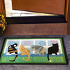 Jelly Bean® Washable Accent Mat/Rug - Kitties in the Window Jelly Bean® Washable Accent Mat/Rug - Kitties in the Window