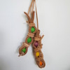 Pablo's Parrot Pea Pod All Natural Crafted Leather Chew Toy - made in Australia Pablo's Parrot Pea Pod All Natural Crafted Leather Chew Toy - made in Australia