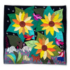Hand Applique Pillow/Cushion Cover- Beaming Sunflowers