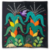 Hand Applique Pillow/Cushion Cover - Blooming Corn Field I Hand Applique Pillow/Cushion Cover - Blooming Corn Field I