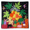 Hand Applique Pillow/Cushion Cover - Papaya Harvest III Hand Applique Pillow/Cushion Cover - Papaya Harvest III