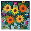 Hand Applique Pillow/Cushion Cover - Flower Forest II Hand Applique Pillow/Cushion Cover - Flower Forest II