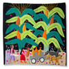 Hand Applique Pillow/Cushion Cover - Happy Corn Harvest IV Hand Applique Pillow/Cushion Cover - Happy Corn Harvest IV