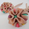 Pablo's Leather Flower Rattle Bird Foot Toy - made in Australia Pablo's Leather Flower Rattle Bird Foot Toy - made in Australia