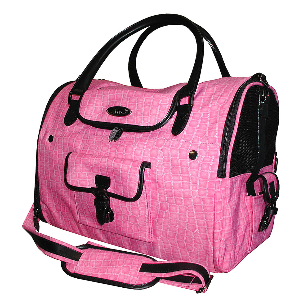 Luxury Dog Carriers, Pink Designer Dog Bag