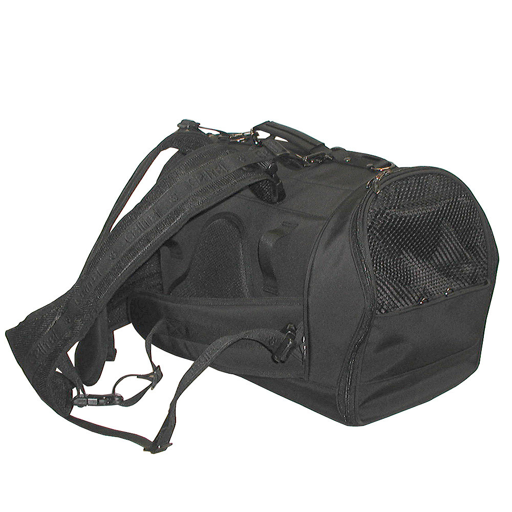 Front Carrier for Motorcycle Ride with a 35 lbs Mixed breed Dog