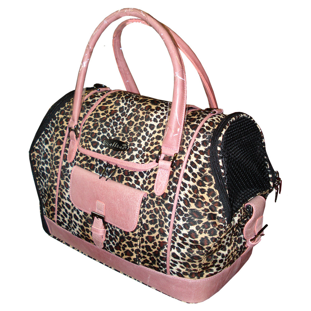 NEW ARRIVAL - MINI Celeste Leather Buckle Bag Blue Leopard - The