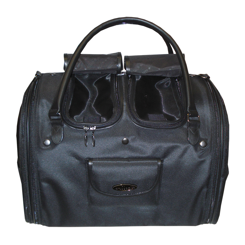 Double Pet Carrier with Two Opening for Two Chihuahuas Celltei