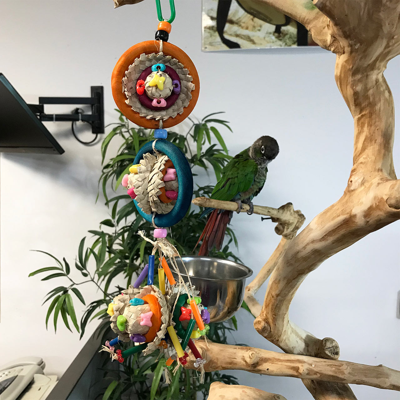handmade bird toys