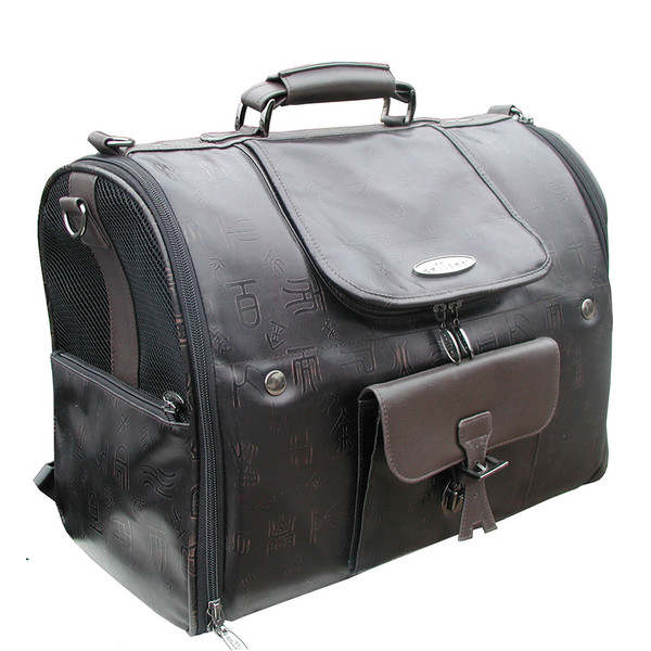 Modified Backpack Pet Carrier for a vegetarian customer who prefers faux leather Modified Backpack Pet Carrier for a vegetarian customer who prefers faux leather