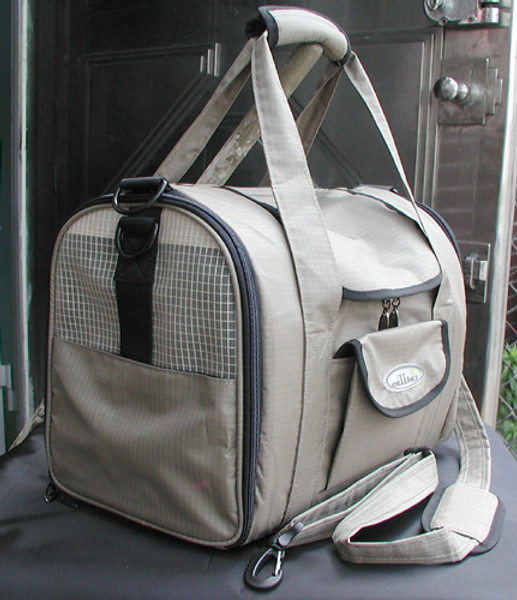 Light weight Pet Carrier Pak-o-Pet Modified for a 7 lbs. Poodle - small plus