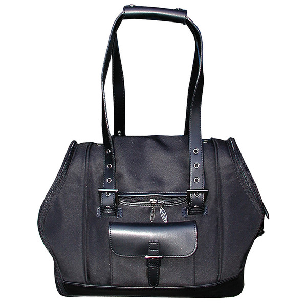 Celltei Tote-o-pet shoulder pet carrier in black