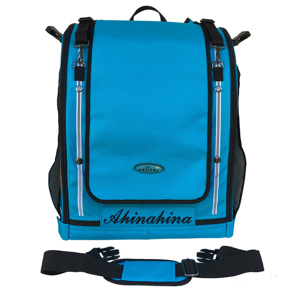 Congo African Grey Parrot Ahinahina's Backpack Carrier in Turquoise Color 