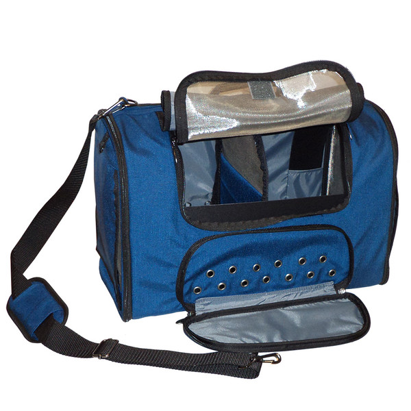 Airline Carrier for Two African Grey Parrots flying United Airlines