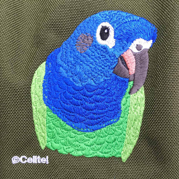 Backpack for Conservation - Blue Headed Pionus Backpack for Conservation - Blue Headed Pionus