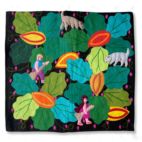 Hand Applique Pillow/Cushion Cover - Melon Harvest Hand Applique Pillow/Cushion Cover - Melon Harvest