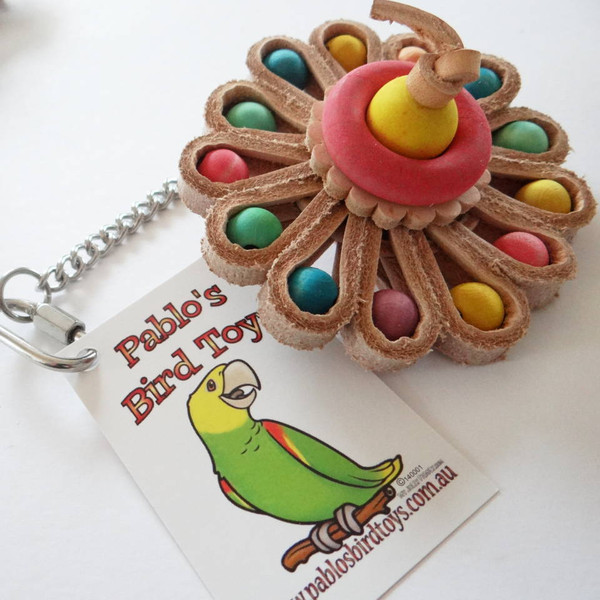 Pablo's Festive Flower Bird Toys - made in Australia Pablo's Festive Flower Bird Toys - made in Australia