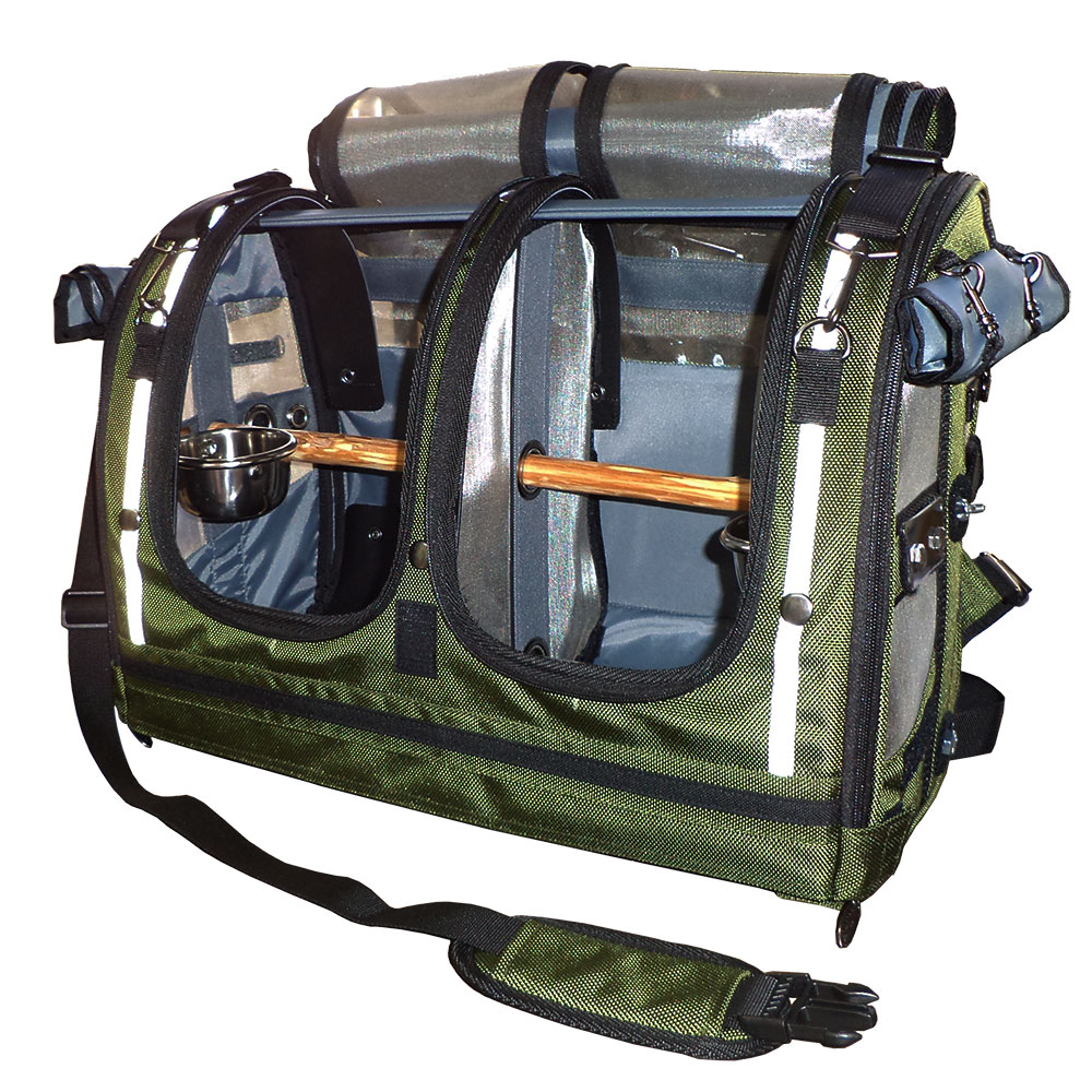 Double Bird Travel Backpack for two Cockatiels - Celltei