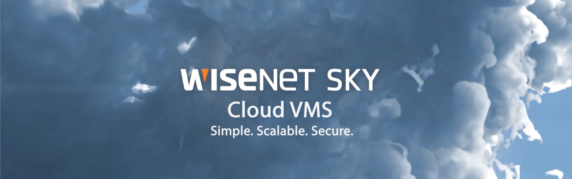 Wisenet SKY cloud VMS