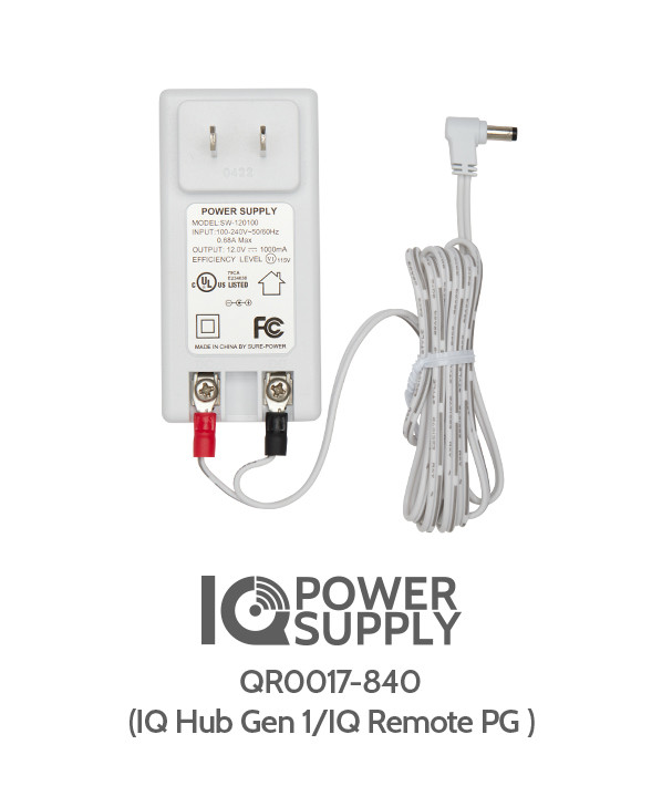 Qolsys | IQ Hub Power Adapter | QR0117-840 - SS&Si Dealer Network