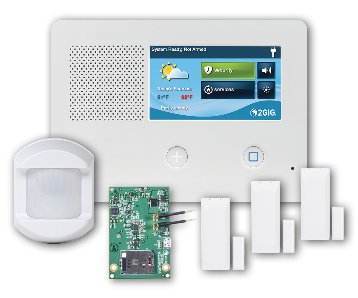 2GIG | Virtual GC2E eSeries Kit 3-1 Includes GC2e Panel, radio, 3x