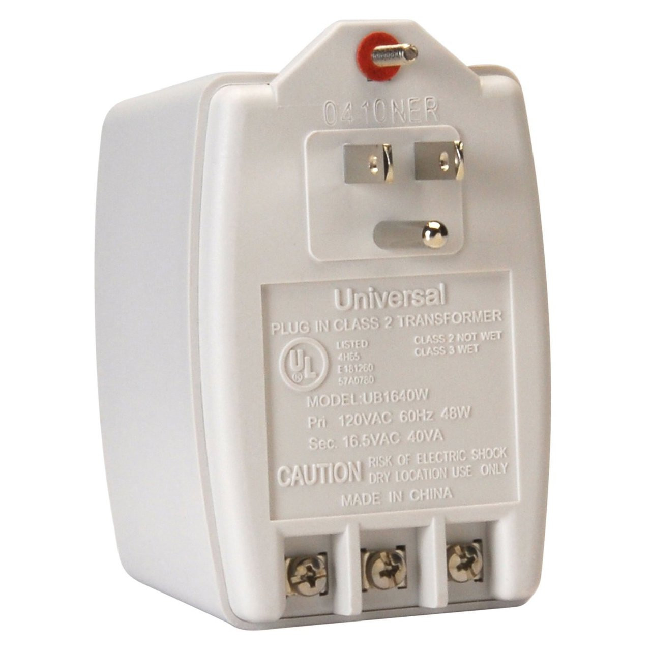 DSC PTD1640U Plug-in Power Transformer 16.5VAC 40VA Home Alarm