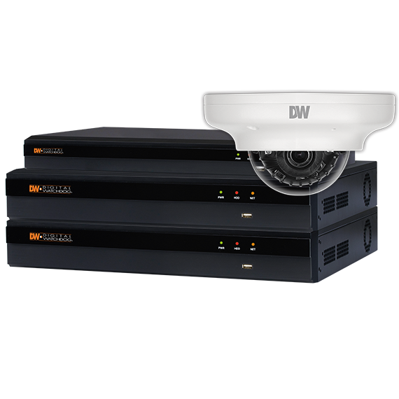 Ip Plus VMAX IP Plus with vandal dome IP cameras kits (DW-VP9V7BUN24) - SS&Si ...