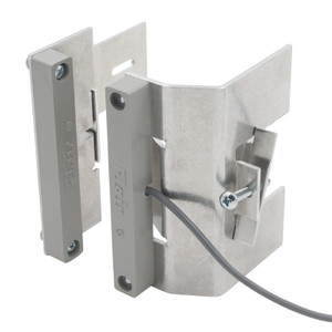 Flair Electronics | Clamp-On Overhead Door Contact - CC, 3" Wide Gap, 4" L X 1/2" W X 1/2" H, 72" Jacketed Leads, Screw Mounting, Gray, Rail-Mount | VIP-1000-50SG Flair Electronics | Clamp-On Overhead Door Contact - CC, 3" Wide Gap, 4" L X 1/2" W X 1/2" H, 72" Jacketed Leads, Screw Mounting, Gray, Rail-Mount | VIP-1000-50SG