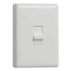 Toggle style, Sngl Gang Z-Wave Plus Smart light switch controller, Lithium Powered