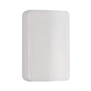 The 2GIG PIR100-345 Passive Infrared Motion Detector is a wall-mounted unit with wide-angle motion protection. It communicates with the control panel using the 345MHz frequency. When set to High Sensitivity Mode (default), the 2GIG-PIR-345 has a maximum range of 30 ft deep x 50 ft wide.