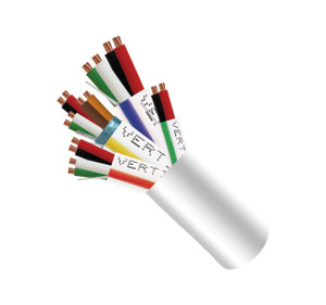 Vertical Cable | 214-2300s Series Access Control Cable, CMP/CL3P Plenum-Rated, 1000 FT Spool, White | 214-2342/P/WH1K