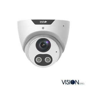 InVid | VIS-P4TXIR28NH-AIWLT | 4 Megapixel IP Plug & Play, Outdoor Turret, Fixed Lens, up to 98' IR Range, WDR, White Light & Deterrent, Built-in Mic/Speaker, SD Card Slot, PoE/12VDC | NDAA Compliant InVid | VIS-P4TXIR28NH-AIWLT | 4 Megapixel IP Plug & Play, Outdoor Turret, Fixed Lens, up to 98' IR Range, WDR, White Light & Deterrent, Built-in Mic/Speaker, SD Card Slot, PoE/12VDC | NDAA Compliant