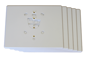 Wall mounting plate for LED Keypad (RE663) and Touchpad (RE667) (5-Pack) CP-WALLPLATE-5 Wall mounting plate for LED Keypad (RE663) and Touchpad (RE667) (5-Pack) CP-WALLPLATE-5