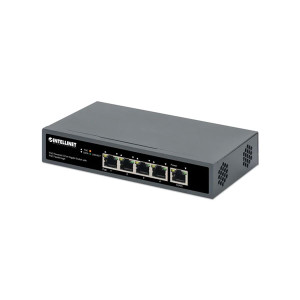 Intellinet | PoE-Powered 5-Port Gigabit Switch with PoE Passthrough | 561808 Intellinet | PoE-Powered 5-Port Gigabit Switch with PoE Passthrough | 561808
