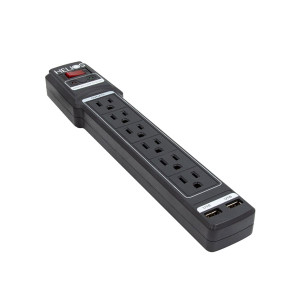6 Outlet Surge Protector With USB Outlets