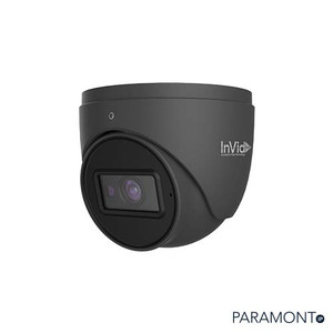 InVid | PAR-P8TXIR28BNH-AI | 8 Megapixel IP Plug & Play, Outdoor Turret, Fixed Lens, IR Range up to 98', WDR, Audio Input, Built-in Mic, SD Card Slot, DC12V/PoE | NDAA Compliant