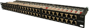 CAT6A 48 PORT SHIELDED PATCH 042-C6A/48 CAT6A 48 PORT SHIELDED PATCH 042-C6A/48