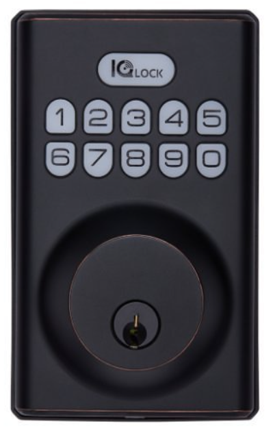 Qolsys | IQ PowerG Door Lock – Oil-Rubbed Bronze, Smart Home Wireless Security | IQDLK-PGK-ORB