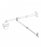 Optex | Adjustable Wall Mount Bracket for the RLS-2020S | (OP-2020WMAD)