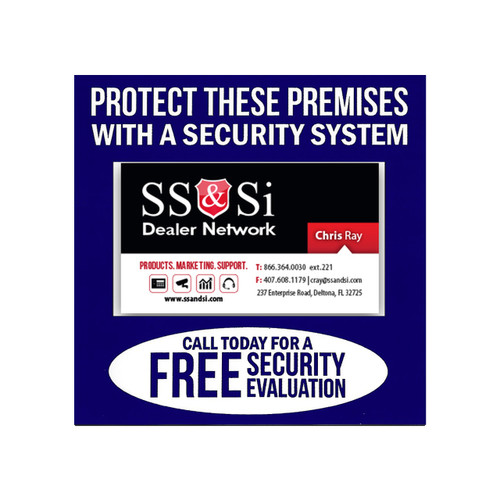 Business Card Window Sticker 4.5" x 4.5" (25 PACK)