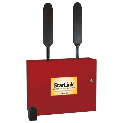 Napco | (LIMITED STOCK) Commercial Fire/Burg, LTEV Verizon Alarm CommunicatorRed Metal EnclosureAgency Compliance, UL985 Household Fire Warning System , UL1023 Standard For Household Burglar-Alarm , UL864 10th Edition | SLE-LTEV-CFB-PS